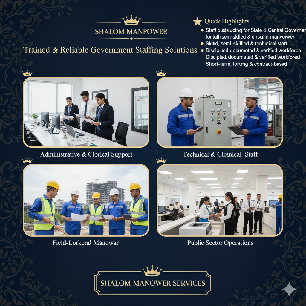 All State & Central Government Staff Outsourcing