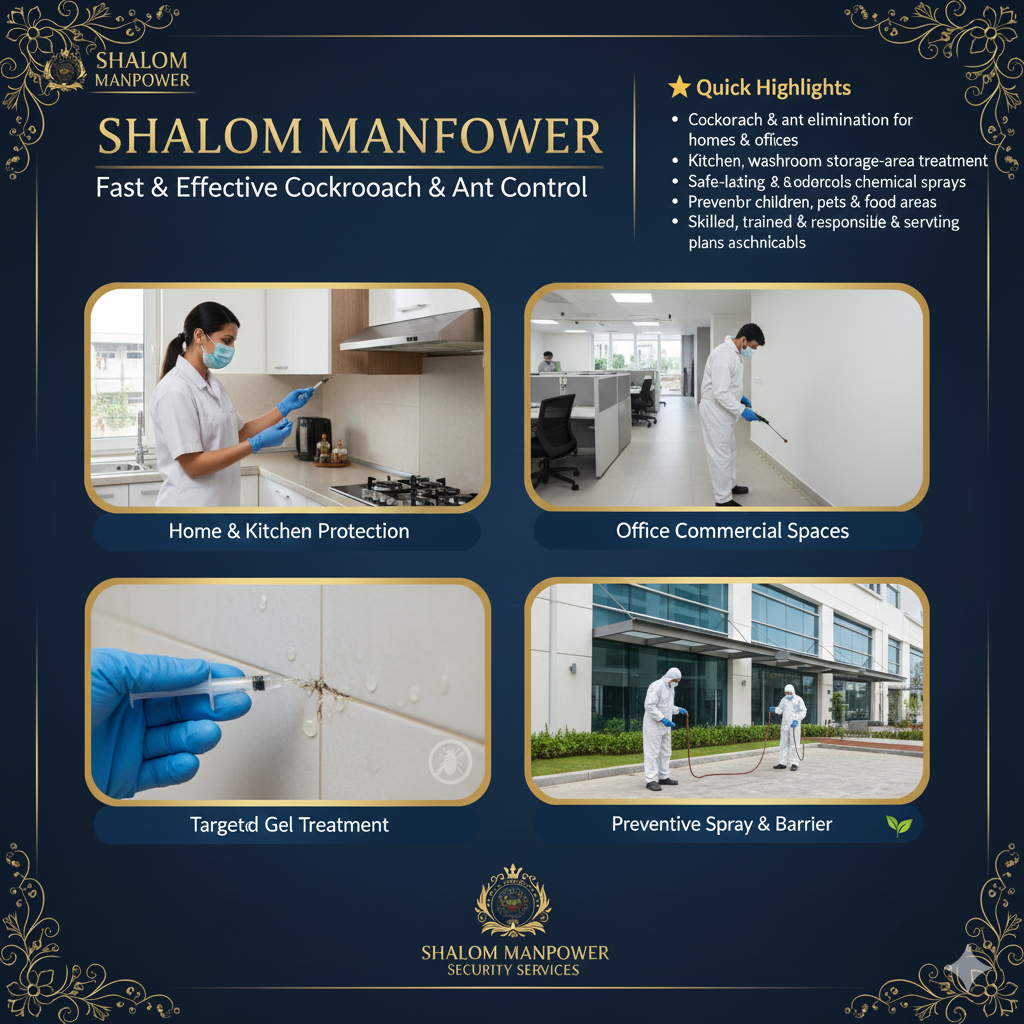 Cockroach & Ant Control Services