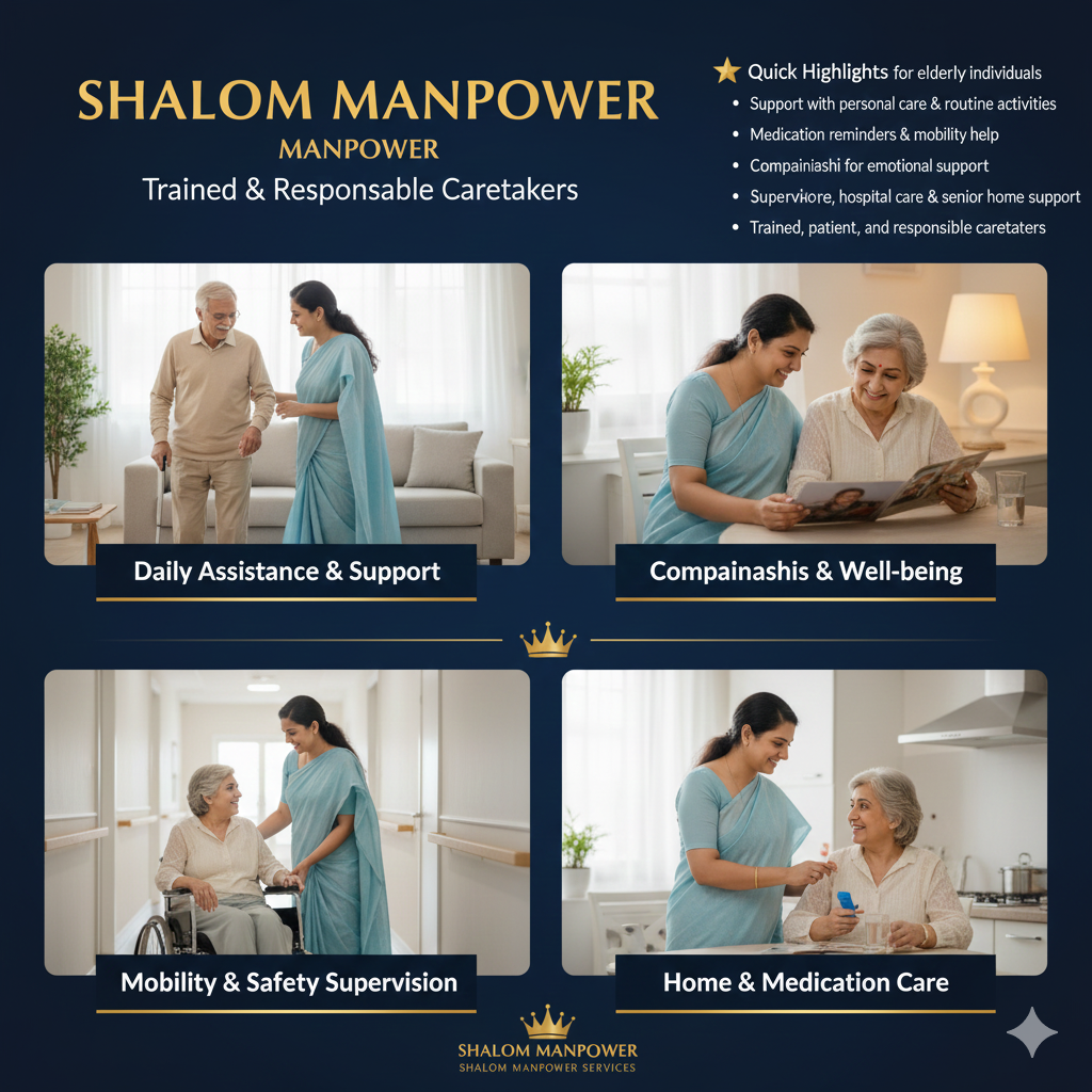  Elderly Care Taker Services