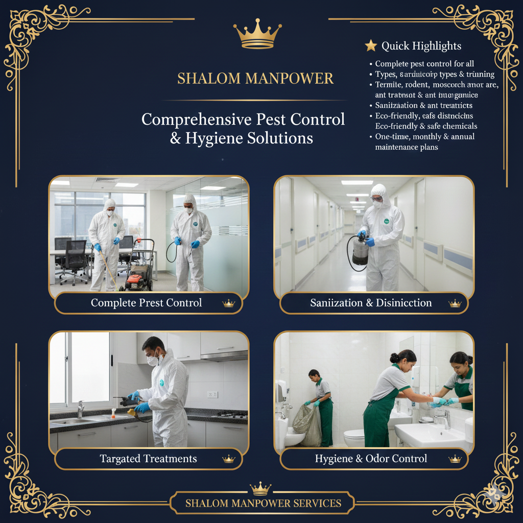 Pest Control & Hygiene Solutions services