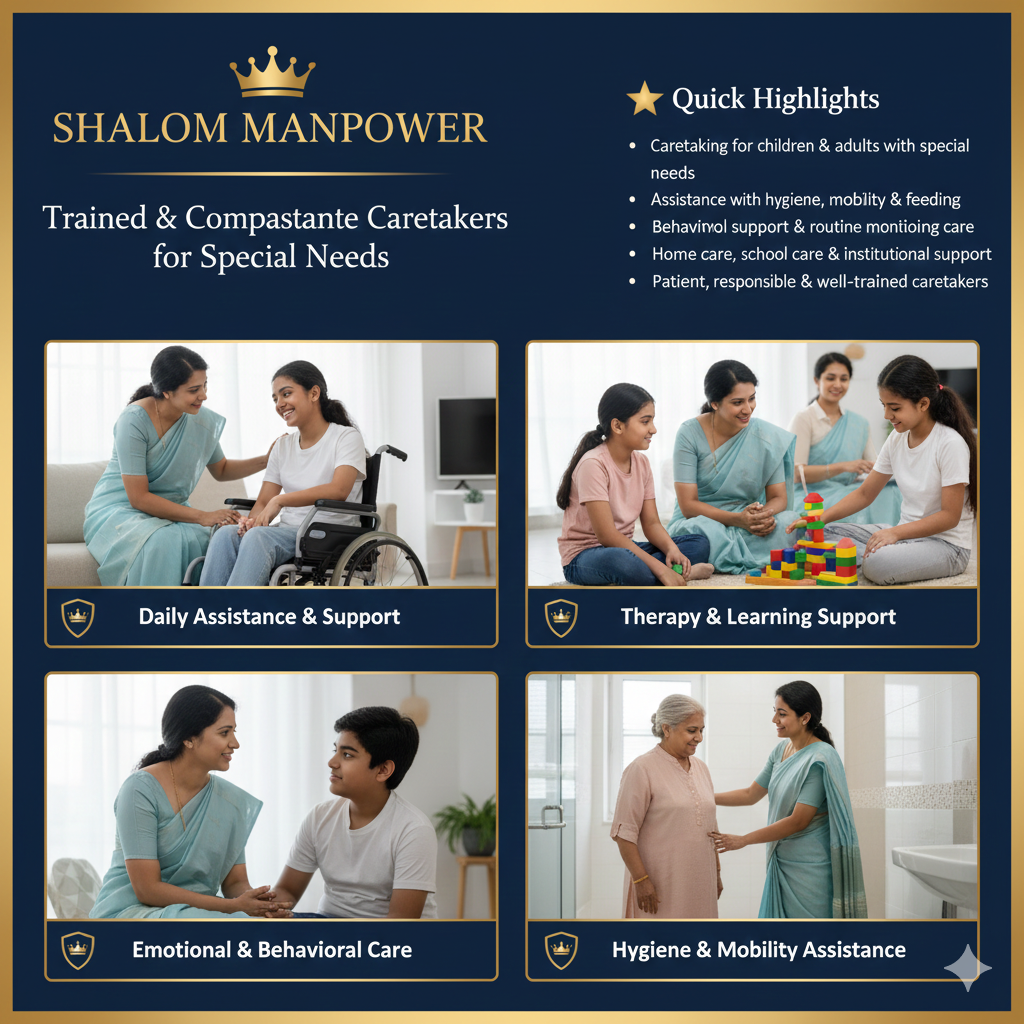 Special Needs Care Taker Services