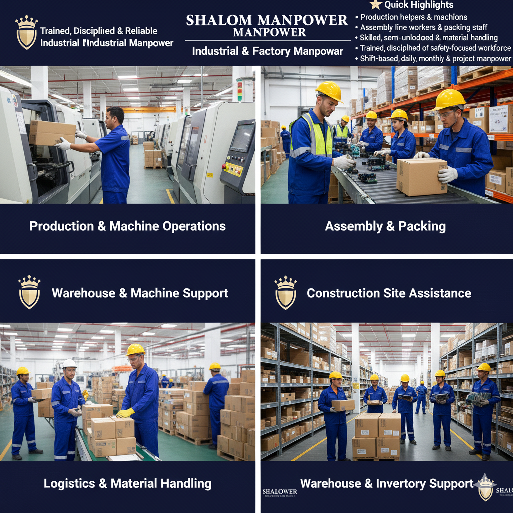 industrial and factory workers